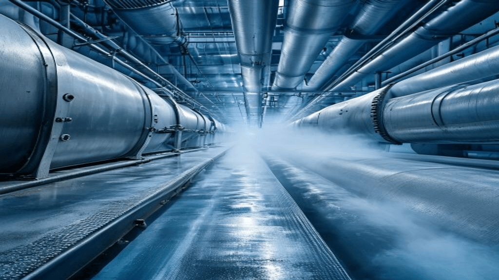 Pure polyurea internal lining and external coating applied to large-diameter steel pipeline and pipe fittings