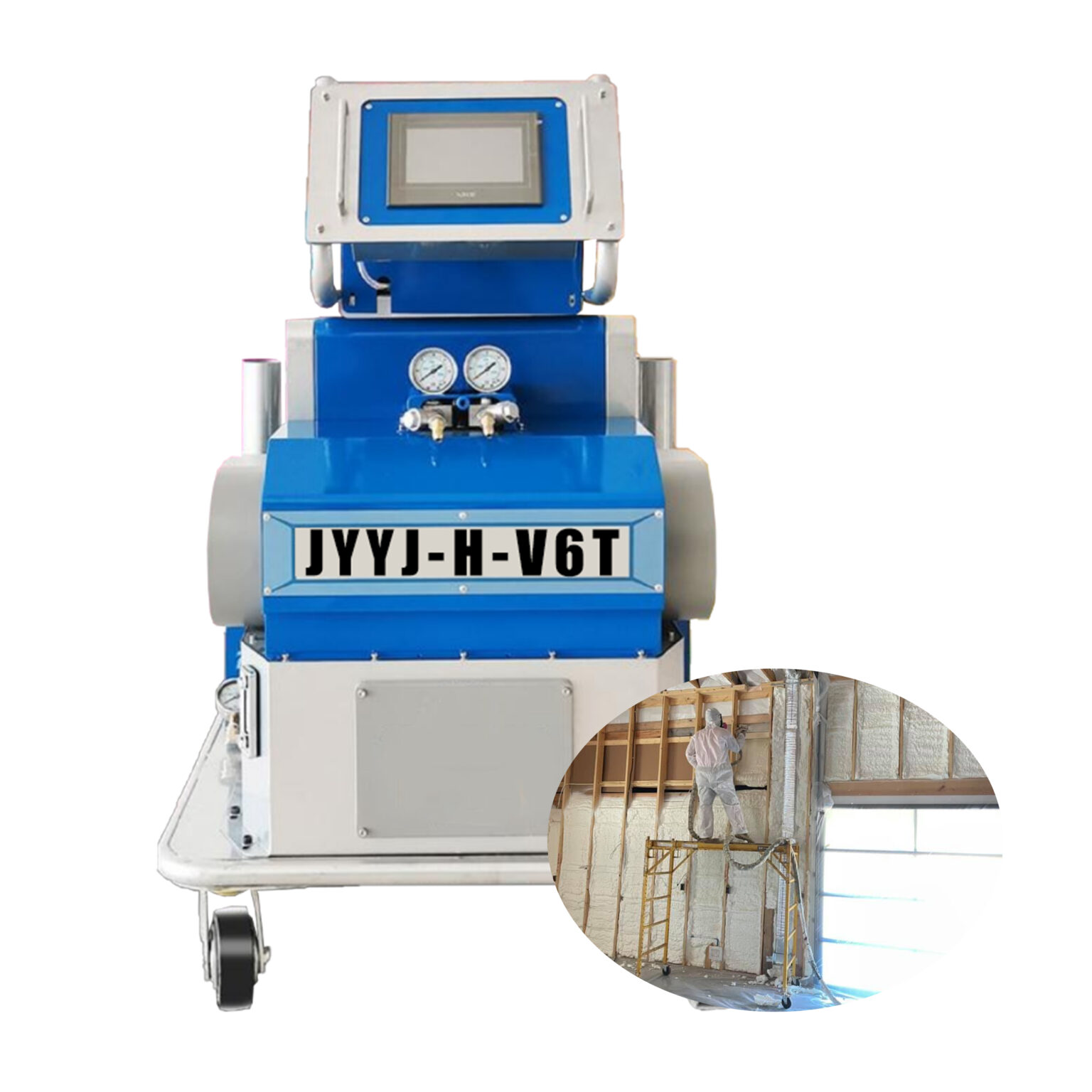 JYYJ-H-V6T Hydraulic Spray Machine + 7-inch PLC