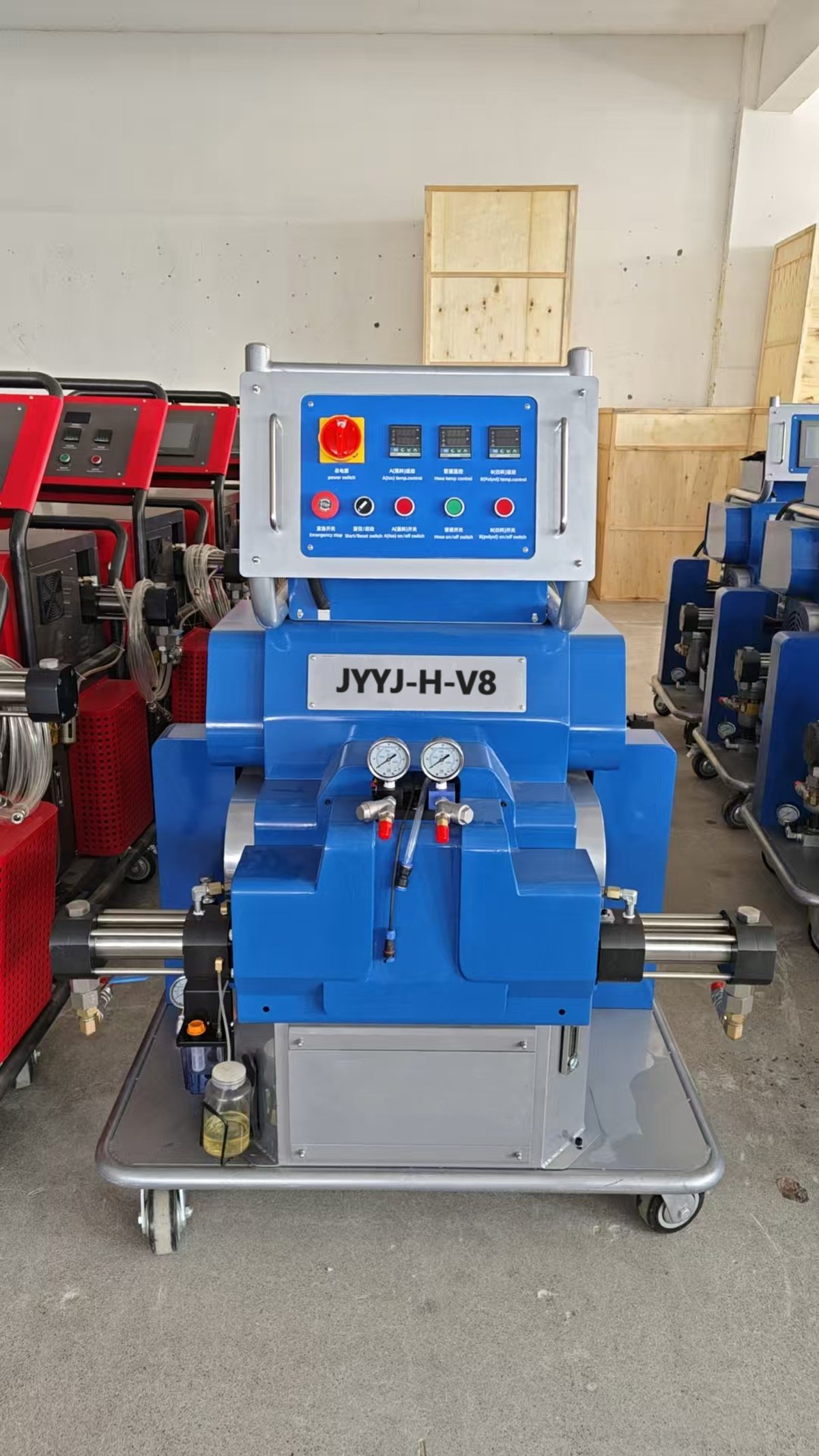 JYYJ-H-V8 High-Output Hydraulic Spray Machine (Button Control) - JYYJ-H-V8